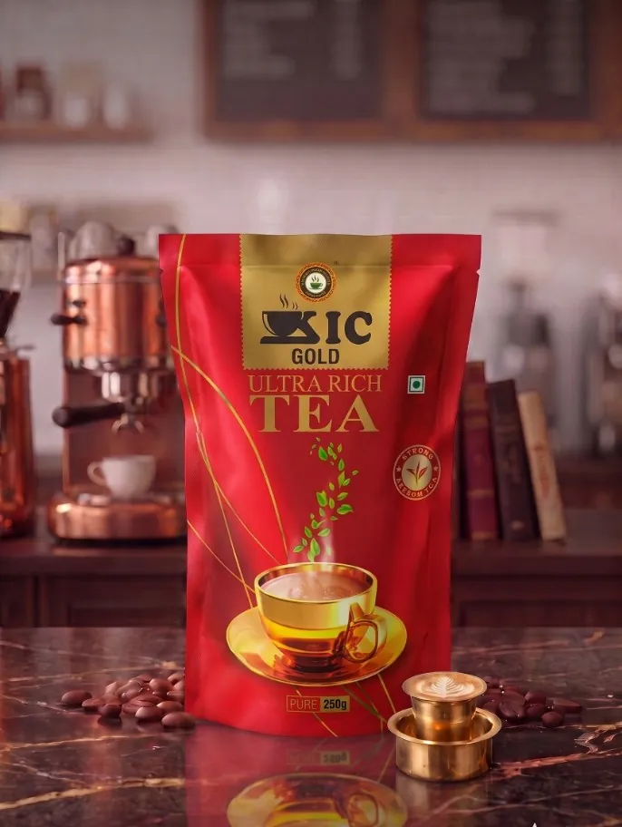 KIC Gold Ultra Rich Tea - Pure - Authentic South Indian Filter Coffee